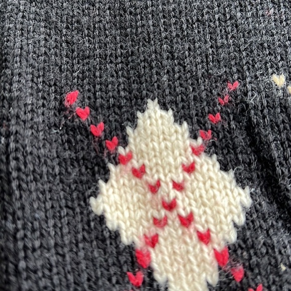 Janie and jack black argyle wool sweater vest - Picture 6 of 7